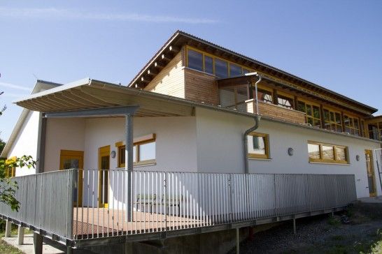 In diesem Gebäude ist die Kleinkindgruppe untergebracht