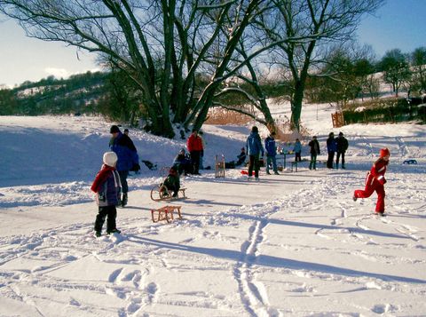 Kinder im Winter