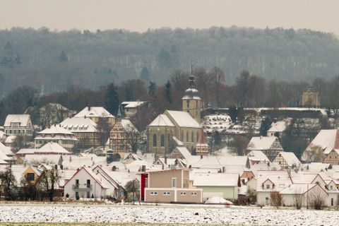 Burgbernheim im Winter